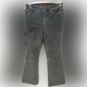 JEANSTAR Green Corduroy Boot Cut Pants Size 8P